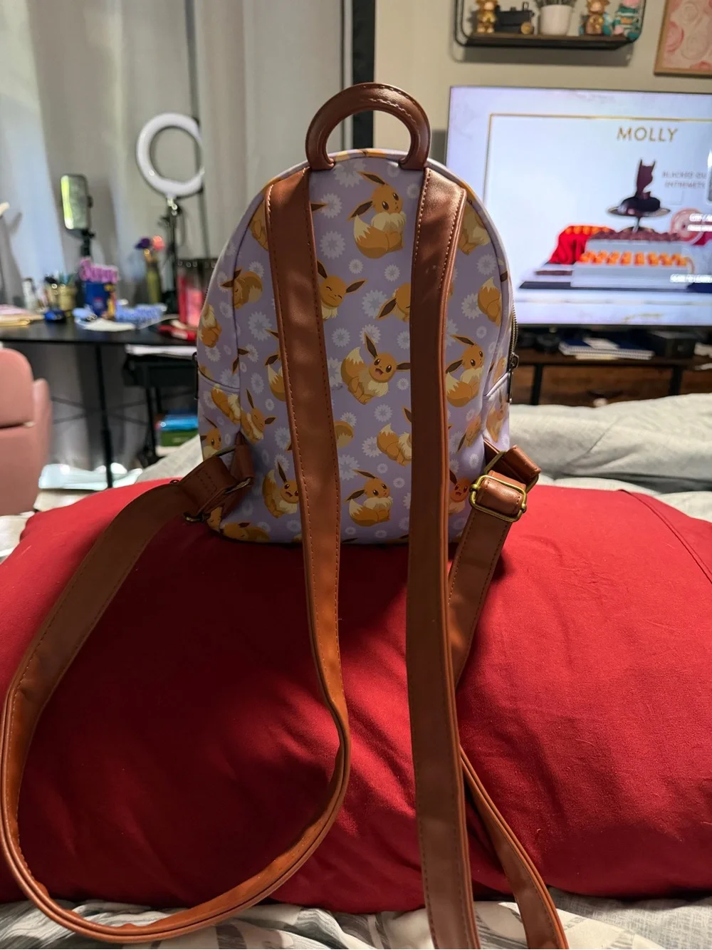 Loungefly Lilac Eevee Kids Mini Backpack